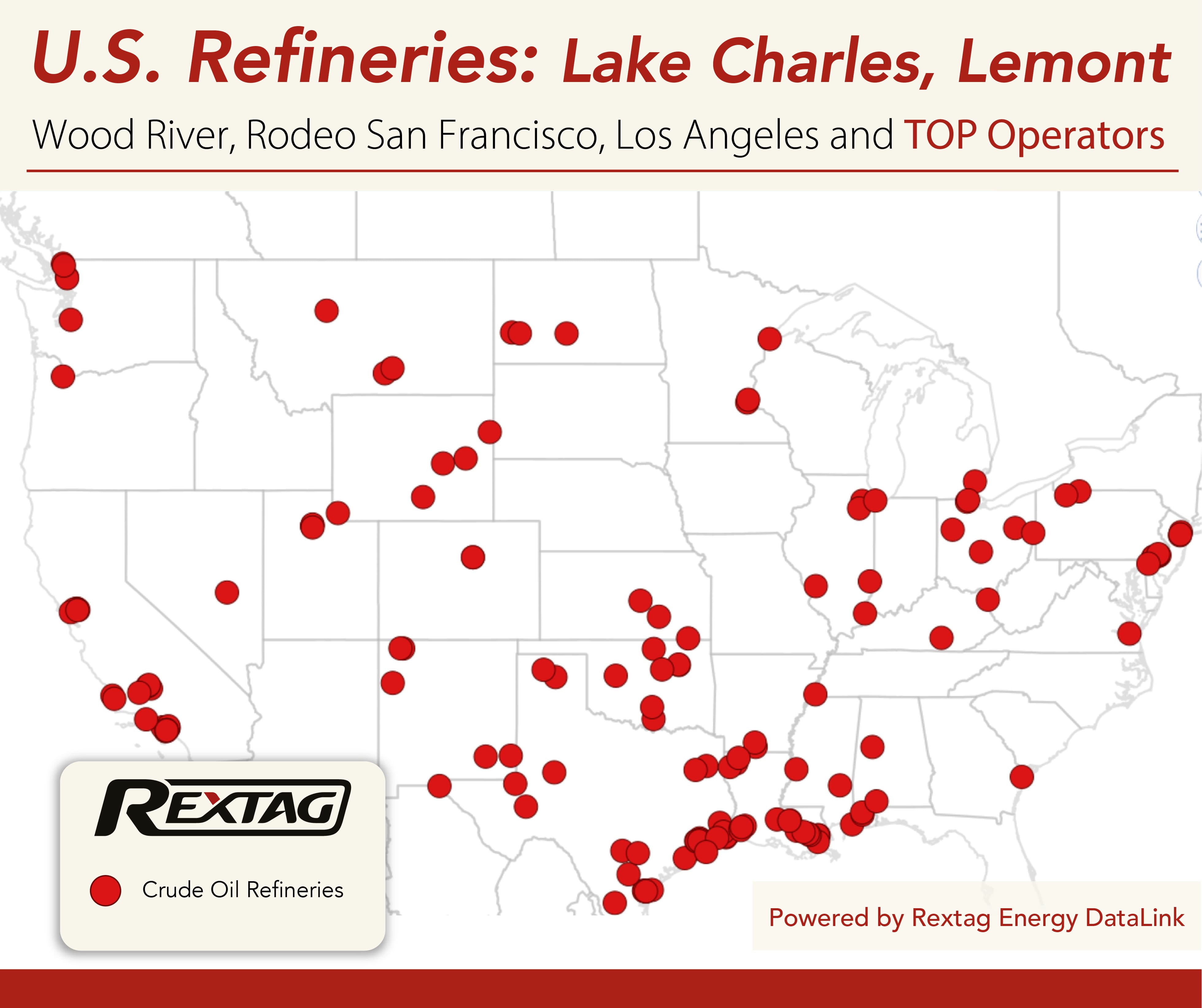 U-S-Refineries-Lake-Charles-Lemont-Wood-River-Rodeo-San-Francisco-Los-Angeles-and-TOP-Operators